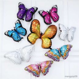 Decoration Large Butterfly Balloons Colorful Butterfly Birthday Years Old Aluminum Foil Balloon Wedding Baby Shower Decorations R230811