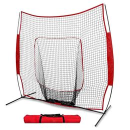 Sweatband Portable 77 Feet Baseball Softball Practise Net Durable Rebound Training Baffle Children Exercise Sport Accessory 230811