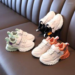 Athletic Shoes Children Colourful Fashion Girls Sneakers Boys Mix Colour Pu Mesh Breathable Soft Rubber Shoe Kids Casual Girl