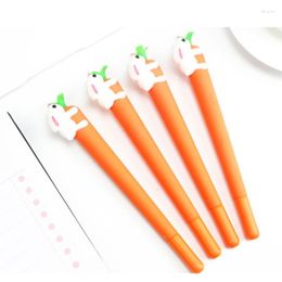 Korean Fashion Animal Image Game Creative White Love Carrot Student Black Neutral Office Pen Signature Stationery
