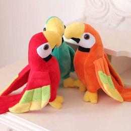 Stuffed Plush Animals New Arrive 20cm Cute Parrot Plush Toy Stuffed Doll Bird Boys Girl Birthday Gift Home Decor