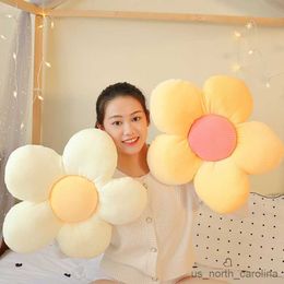 Stuffed Plush Animals Beautiful Colorful Flower Plush Toy Soft Cartoon Plant Stuffed Doll Chair Cushion Sofa Kids Lovers Birthday Gifts R230811