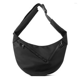 Evening Bags Trendy Fashion Shoulder Bag For Men's Big Dumpling Large Capacity Travel Waterproof Crossbody Male Sling