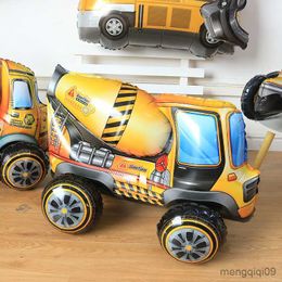 Decoration Car Balloon Construction Truck Excavator Crane Gift Baby Shower Birthday Decoration Children Toy Ball R230811