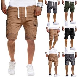 Men's Shorts Military Cargo 2023 Army Tactical Fitness Joggers Men Cotton Loose Work Casual Short Pants Plus Size 4XL