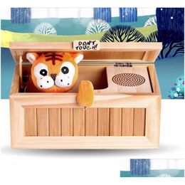 Novelty Items Electronic Useless Box With Sound Cute Tiger Toy Gift -Reduction Desk 1354 V2 Drop Delivery Home Garden Dhpb1