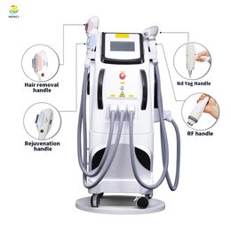 2023 Newest! 4 In 1 Km Titanium Diode Laser Hair Removal And Q Switched Nd Yag Laser Tattoo Removal Ipl Rf Beauty Machine