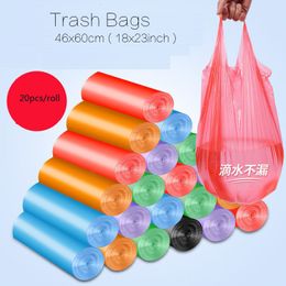 Trash Bags 10L 15 Liters Trash Bags - Plastic Rubbish Garbage Bag 46x60cm 18x23 inch Multi Color Waste Bin Bags for Bathroom Beddroom 230810