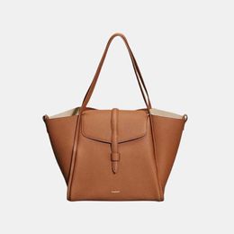 Shopping Bags Totes Stuff Sacks Songmont Medium Song Basket Series Tote Bag Female Designer Large Capacity Cowhide Handbag luxury and high sense