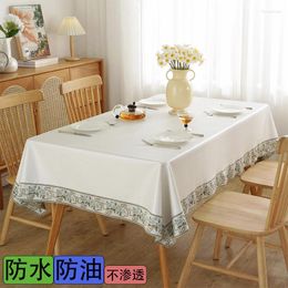 Table Cloth Is Waterproof Oil Resistant Scald And Washable. For Els A High-end Tea Mat