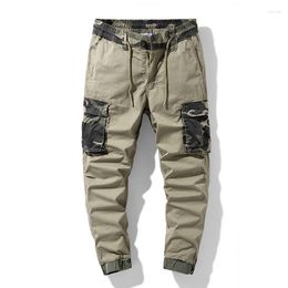 Men's Pants 2023 Autumn Men Tactical Military Cargo Multi-Pocket Harem Male Streetwear Joggers Camouflage Cotton Trousers