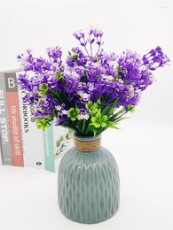 Decorative Flowers Artificial For Home Modern Decoration Accessories Wedding Supplies Dried Fake Bouquet Day Plants Craft Gifts