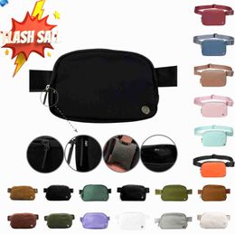 Waist Bags advanced Luxurys Designer Waistpacks lulu fleece chest belt Bag woman lulul yoga bag classic bumbag Nylon Cashmere Cross Body fanny pack Teedyes 526ess