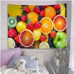 Tapestries Fruit Color Tapestry Wall Hanging Tarot Card Wall Carpet Dormitory Art Home Wall Hanging Tapestry Teenage Room Can Be Customized