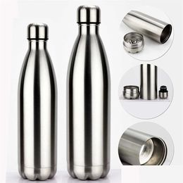 Storage Bottles Jars Diversion Water Bottle Secret Stash Pill Organizer Can Safe Stainless Steel Tumbler Ing Spot For Money Bonus Drop Dhhpf