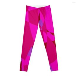 Active Pants Pink Purple Red Abstract Art Leggings Sports For Women Yoga Pants? Women's Sport Sportwear