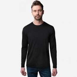 Men's TShirts 100 Merino Wool long sleeve T Shirt Thermal Base Laye 200gsm Wicking Breathable AntiOdor 230810