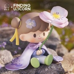 Action Toy Figures F.UN zZoton zhuodawang Ancient Travel Series Blind Box Toys Cute Action Anime Figure Kawaii Mystery Box Model Designer Doll 230811