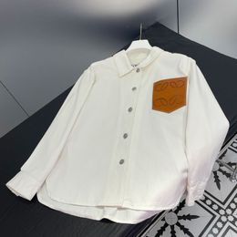 Fashion Denim Women Spring Autumn Casual White Men 2023 New Commuter Top Designer Coat Classic Jacket