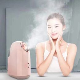 Steamer Steamer Nano Ionic Mist Face Steamer Home Sauna SPA Face Humidifier Atomizer for Women Men Moisturising Unclogs Pores 230810