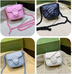 3A Jakość designerska torba damska luksusowe fanny torby crossbody 739599 Modne torby na telefon komórkowy 12 cm stałe kolorowe torebki mini przenośne ramiona torba w paski w paski