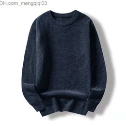 Men's Sweaters Non Iron Men's Grey Sweater Spring Autumn Winter 2023 Extra Large Pull 5XL 6XL 7XL 8XL Classic Style Casual Pull Z230811