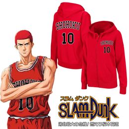 Men's Hoodies Sweatshirts Sakuragi Hanamichi Cosplay Hoodie Men Women Japanese Anime Slam Dunk Casual Autumn Hoodie Loog Sleeve Gift Coat Clothes 230810