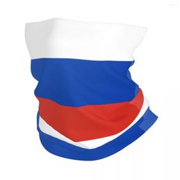 Scarves Russia Flag Bandana Neck Cover Printed Russian Wrap Scarf Multi-use Balaclava Outdoor Sports For Men Women Adult Washable