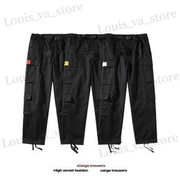 mens cargo pant designer cargos pants fashion sweatpant trousers work trouser hip hop casual multi-pockets Oversized loose straight overalls jogger T230811