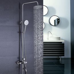 Bathroom Shower 304 Stainless Steel Rain Shower Set Three-speed Rain Shower Faucet Shower Faucet