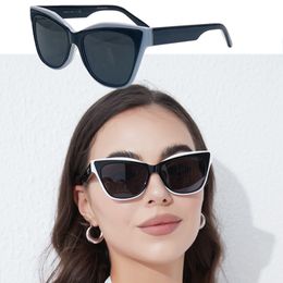 High quality Cat Eye sunglasses for women Designer Sunglasses SPR23X-F polycarbonate retro vacation casual womens sunglasses