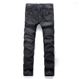 Men's Jeans Men Pants Denim High Quality Slim Biker Homme Male Arrival Fashion Joggers Large Size