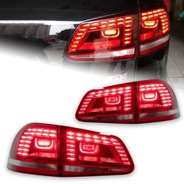 Car Lights for VW Touareg 20 11-20 18 Touareg LCI Rear Lamp DRL Dynamic Signal Reverse Taillight Assembly