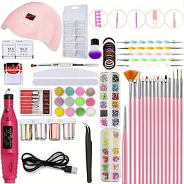 Complete Acrylic Nail Art Kit - All You Need For Professional Manicures at Home!