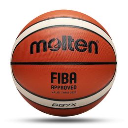 Balls High Quality Basketball Ball Official Size 765 PU Leather Outdoor Indoor Match Training Men Women baloncesto 230811