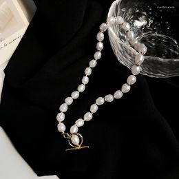 Chains Korean Temperament Simulated Pearl Necklace For Lady Girl Gifts Fashion Jewellery White Beads Selling Sweet