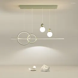 Pendant Lamps SANDYHA Nordic Modern Chandelier Fresh Green Colour Lamp For Living Dining Room Lustre Salon Design Luxe Home Decor Light