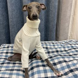 Dog Apparel White Whippet Sweater Turtleneck Soft Italian Spirit Winter Sweater Knitting Warm Sweater Small Medium Sweater 230810