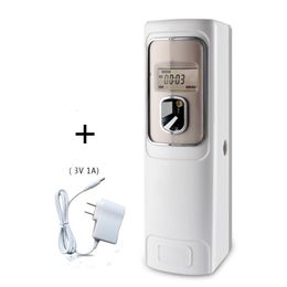 Novelty Items el LCD Aerosol Dispenser With Wall Mounted Toilet Digital Automatic Perfume CE Air Fresheners 230810