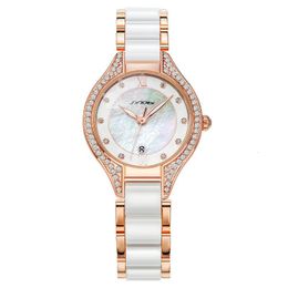 Other Watches Beimu Stone Women's Quartz Alloy Band Fashion Elegant Waterproof Exquisite For 230811