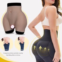 Breast Form EYUNG 8THpgrade Silicone Realistic Vagina Panties Butt Hip Enhancer Pussy Pant Crossdressing For Transgender Shemale Drag Queen 230811