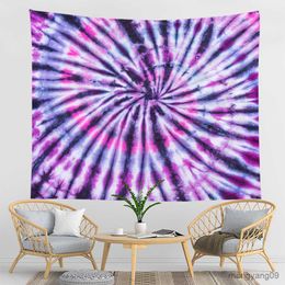 Tapestries Customizable Wall Ceiling Fabric Rug Beach Towel Home Tie Tapestry Floral Wall Hanging Geometric Tapestry R230812