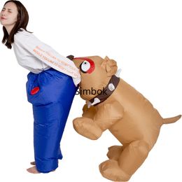 Cute Dog Pants Inflatable Costume Suit Adult Men Women Dance Birthday Parties Carnivals Opening Celebrations