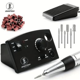 Upgrade Your Manicure & Pedicure Routine with JEWHITENY Professional Nail Drill Machine - 30000 RPM Efile Electric Nail Filer Kit