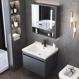 Bathroom Sink Faucets Cabinet Combination Ceramic Integrated Washstand Small Apartment 60cm Hand Washing Wash Basin