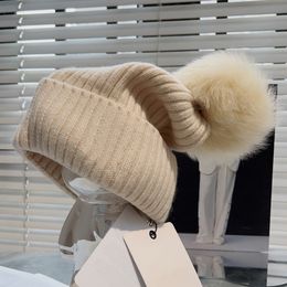 Winter Knit Wool Hat Cap Beanie/Skull Cap Hats Pom Pom Women