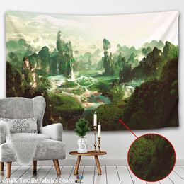 Tapestries Customizable Cheap Boho Wall Tapestry Mandala Wall Art Decoration Beautiful Natural Forest Print Large Wall Tapestry