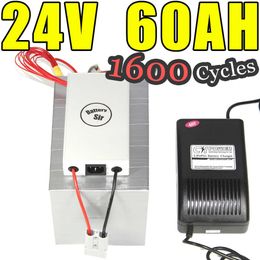 24v 60ah lifepo4 battery for electric bicycle battery pack scooter ebike 1500w