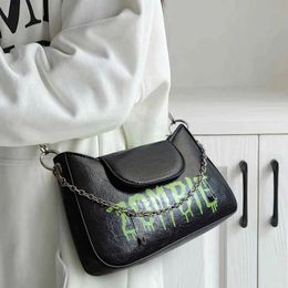 Halloween Zombie Shoulder Bag Punk Style Shoulder Bags Women Summer Chain Crossbody Design Sweet Cool Spicy Girl Bag Crossbody Bag