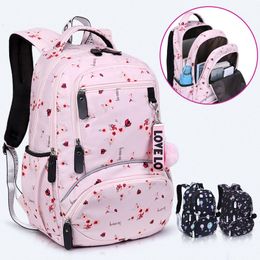 School Bags Large schoolbag cute Student School Backpack Printed Waterproof bagpack primary school book bags for teenage girls kids mochila 230810